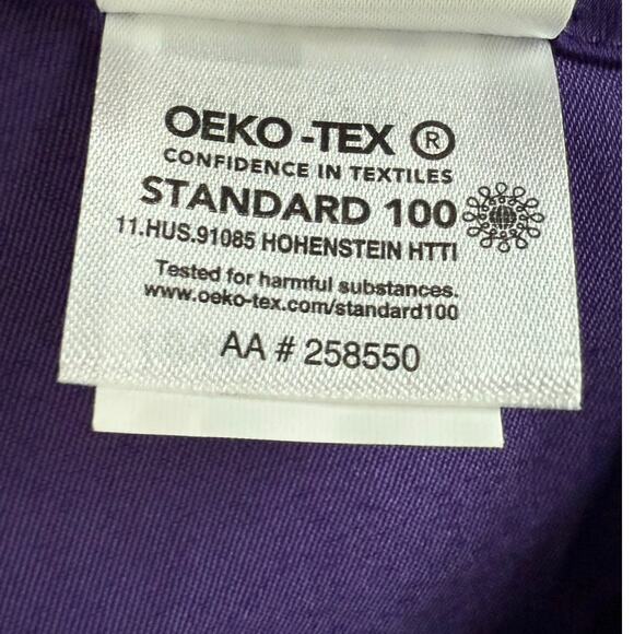 Van Heusen Flex Regular Fit Stretch Button Up Shirt Large Purple 16-16.5 32/33 - Picture 11 of 12